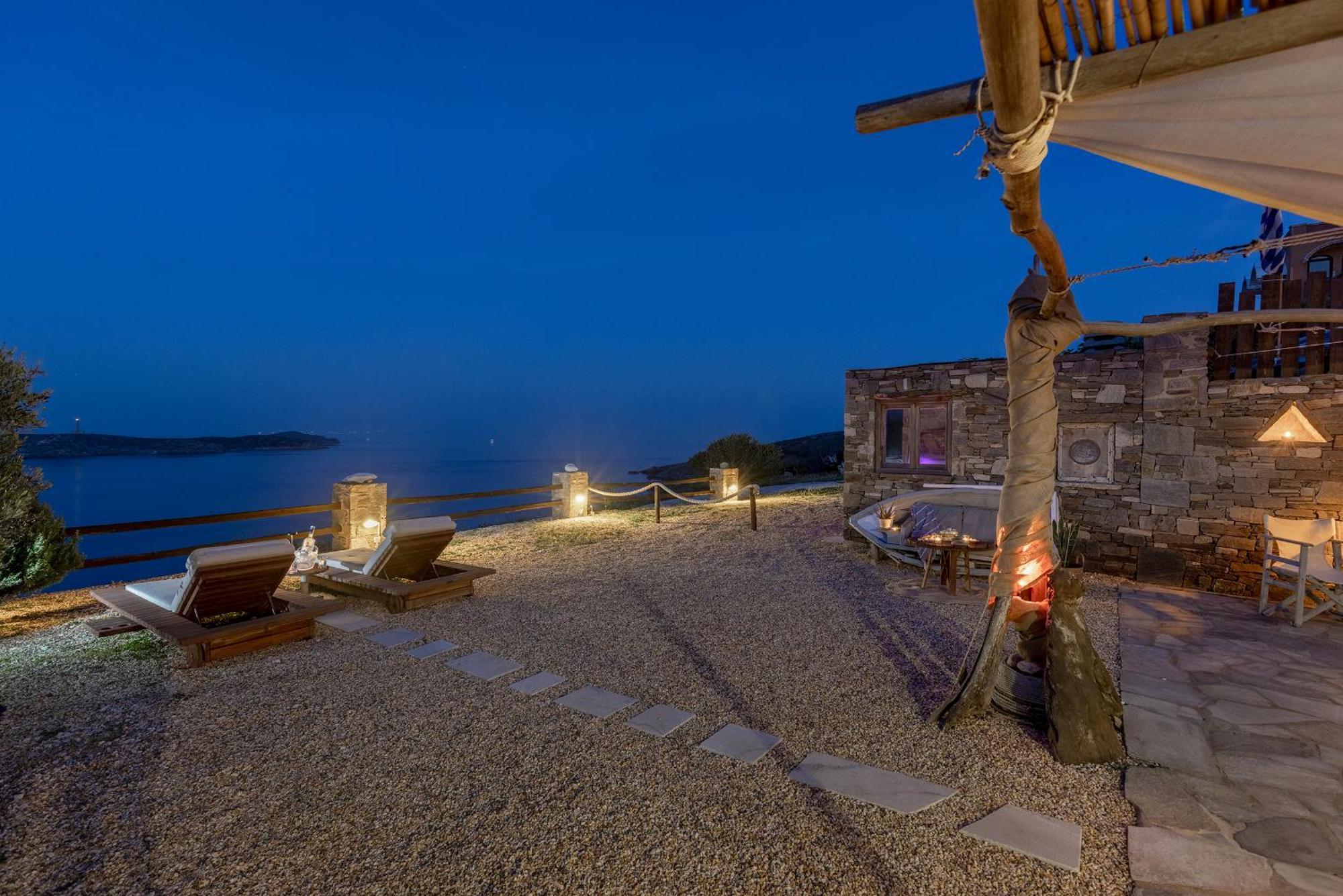 Aegean View - Seaside Apartment In Syros Azolimnos Exteriér fotografie
