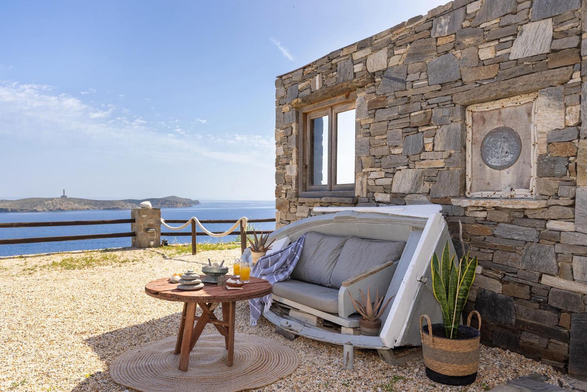 Aegean View - Seaside Apartment In Syros Azolimnos Exteriér fotografie