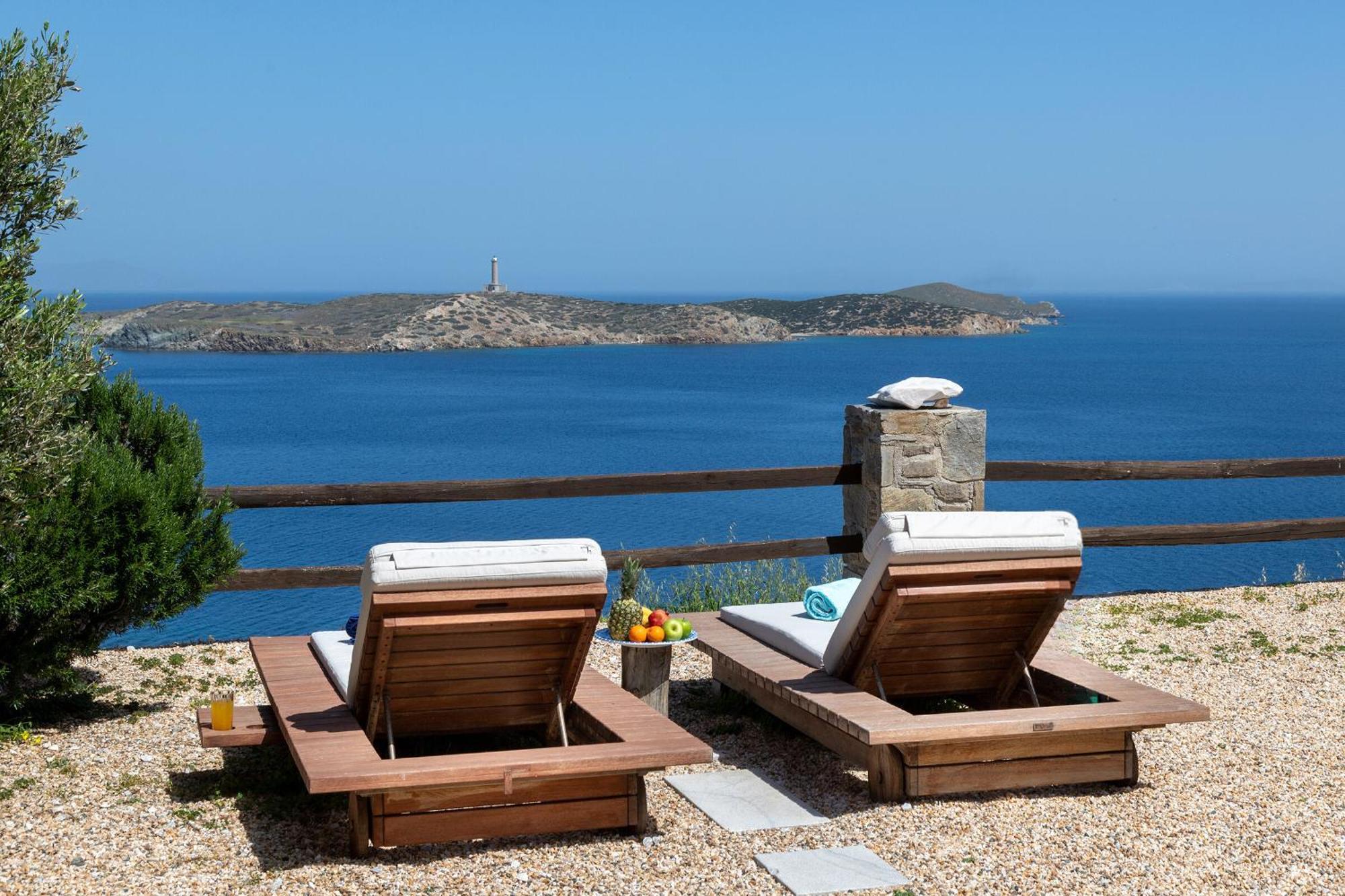 Aegean View - Seaside Apartment In Syros Azolimnos Exteriér fotografie