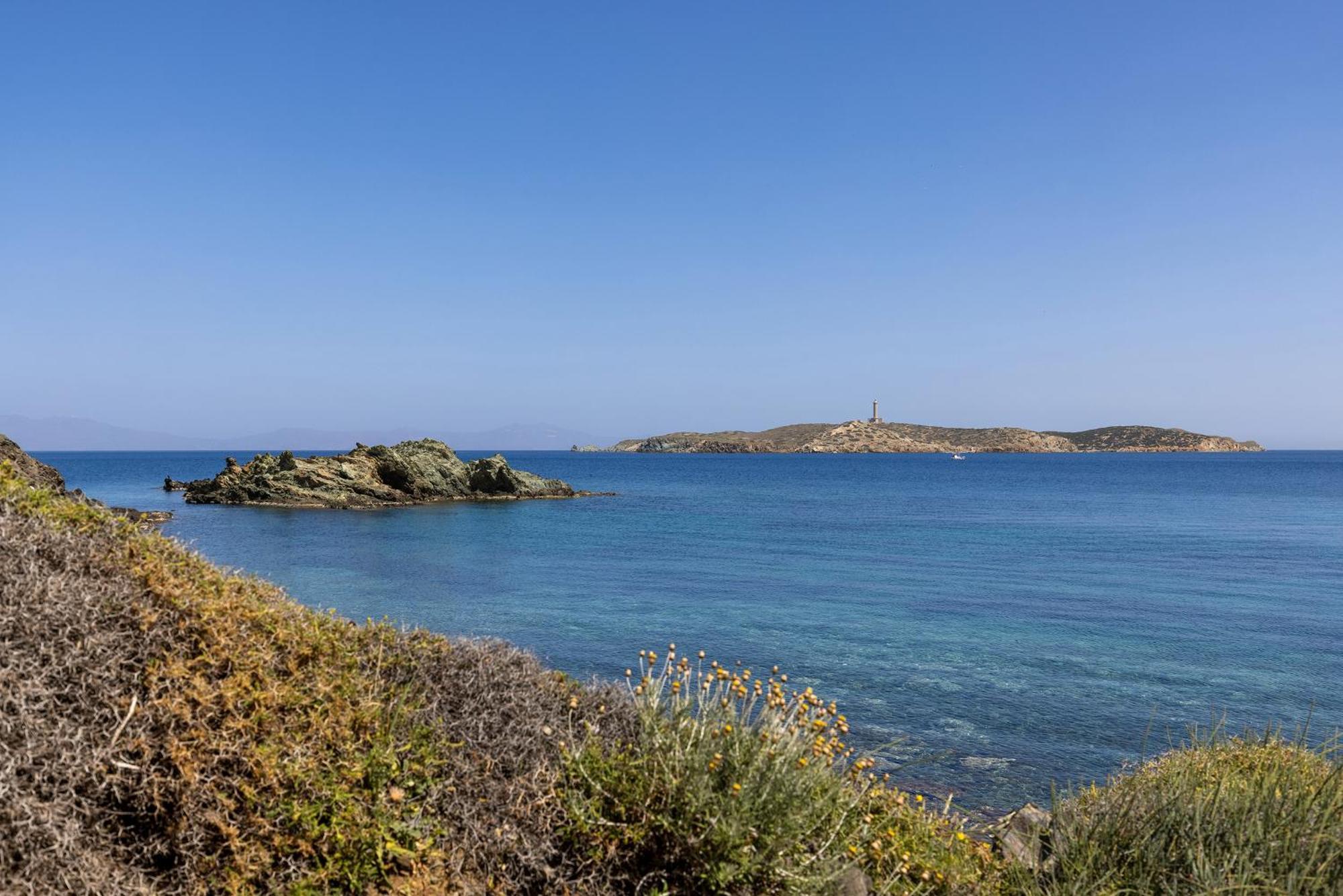 Aegean View - Seaside Apartment In Syros Azolimnos Exteriér fotografie